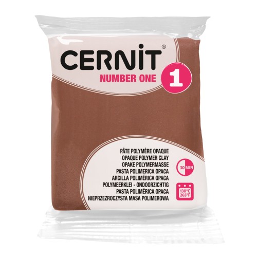 Pâte Cernit Number One Opaque 56gr Brun (n°800)