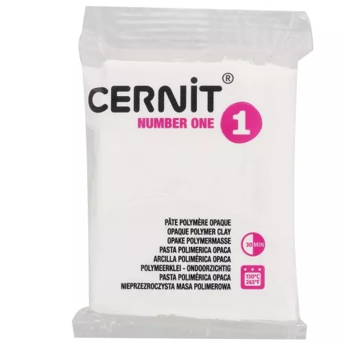 Pâte Cernit Number One Opaque - Blanc (n°027) x56gr