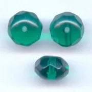 Donuts 7x4 mm Emerald x25