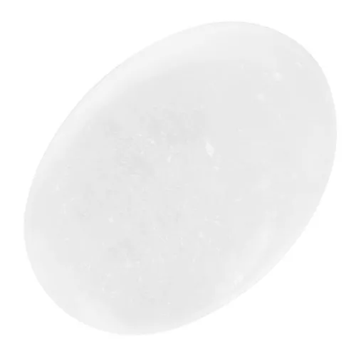Cabochon ovale 14x10 mm en pierre gemme - Sélénite x1