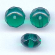 Donuts 9x6 mm Emerald x20|raw }}