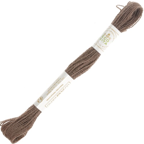Fil de laine organique DMC Eco Vita 360 - Marron glacé (105) x16m