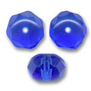Donuts 9x6 mm Sapphire x25