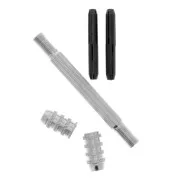 Mandrin à main double tête - Outil de perçage manuel avec 4 têtes interchangeables