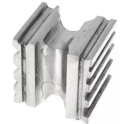 Dé à cambrer - Dé à rainures 6x6 cm en Acier x1