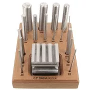 Set dé à cambrer - 16 bouterolles et un dé à rainures