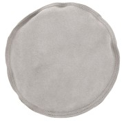 Coussin de gravure en cuir de daim rond 17 cm Gris x1
