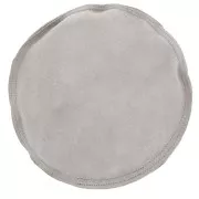 Coussin de gravure en cuir de daim rond 17 cm Gris x1