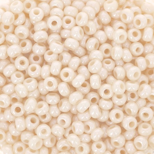 Perles rocailles Preciosa  8/0 3 mm - Ivoire Nacré Sfinx x20g