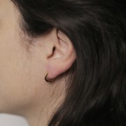 Créoles rondes 12 mm - Fil 2 mm - Acier inoxydable 304L x2