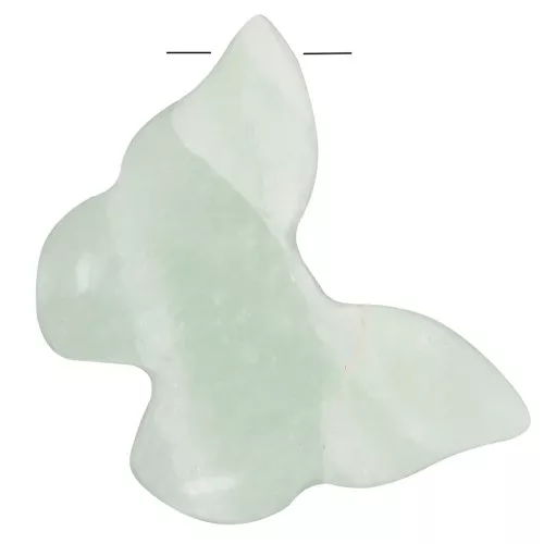 Pendentif papillon 13x18 mm en pierre gemme - Amazonite x1