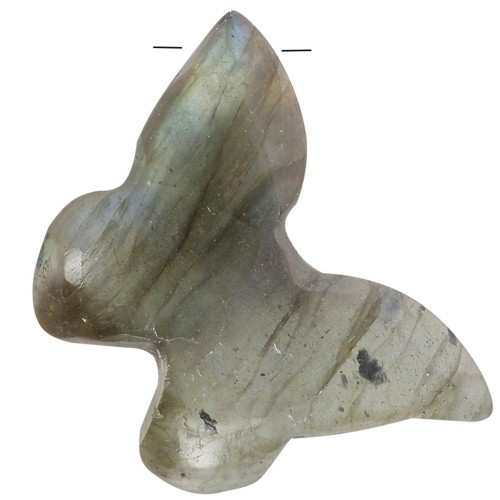 Pendentif papillon 13x18 mm en pierre gemme - Labradorite x1