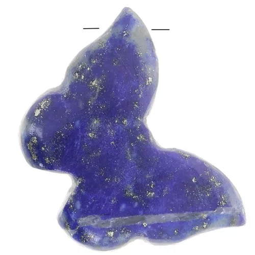 Pendentif papillon 13x18 mm en pierre gemme - Lapis Lazuli x1