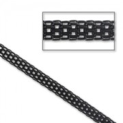 Chaîne maille résille 3,2 mm Noir x1,2m|raw }}