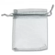 Sachets Organza 100x120 mm Gris x20