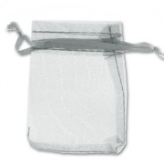 Sachets Organza 70x90 mm Gris x20