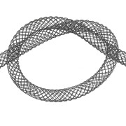 Résille tubulaire 4 mm Noir x 4 m