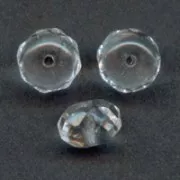 Donuts 7x4 mm Crystal x25