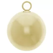 Pendentif bola de grossesse 20 mm - Acier inoxydable 316L Doré x1
