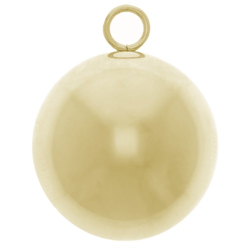 Pendentif bola de grossesse 20 mm - Acier inoxydable 316L Doré x1