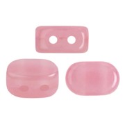 Perles en verre Lipsi® par Puca® 4x6 mm - Light Rose Opal x10g
