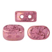 Perles en verre Lipsi® par Puca® 4x6 mm - Light Rose Opal Bronze x10g