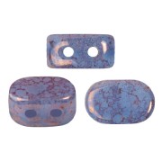 Perles en verre Lipsi® par Puca® 4x6 mm - Blue Opal Bronze x10g|raw }}