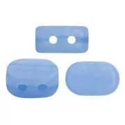 Perles en verre Lipsi® par Puca® 4x6 mm - Blue Opal Mat x10g