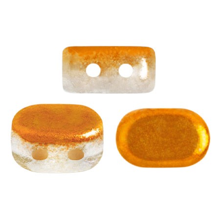 Perles en verre Lipsi® par Puca® 4x6 mm - Ice Slushy Orange x10g