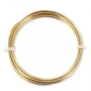 Fil Laiton rond 1,5 mm brut anti-ternissement x1.75 m