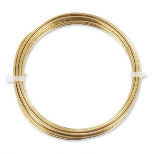 Fil Laiton rond 1,5 mm brut anti-ternissement x1.75 m