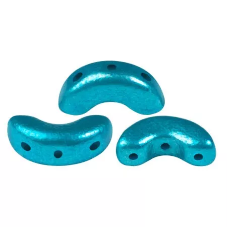 Perles Arcos 5x10mm Vert Turquoise Opaque - Lot De 10g - Pour Création Bijoux DIY - Les Perles Par Puca