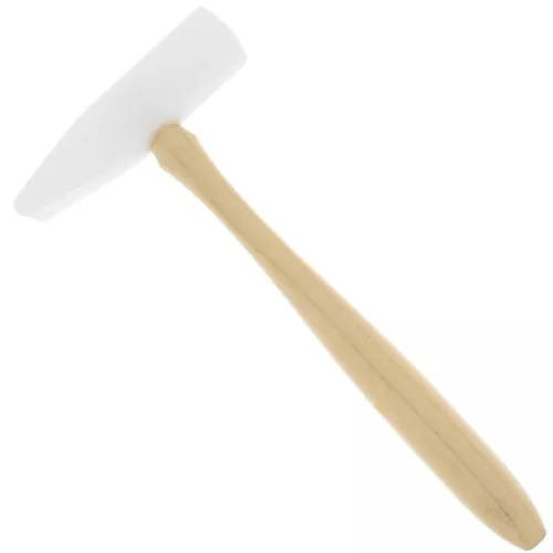 Marteau nylon double tête ronde et biseautée x1