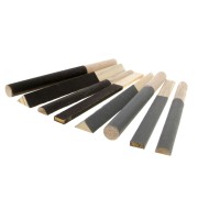 Set de 8 cabrons émeris -Triangle - Demi Rond - Rond - Plat - Grain 240 et 1200 x1