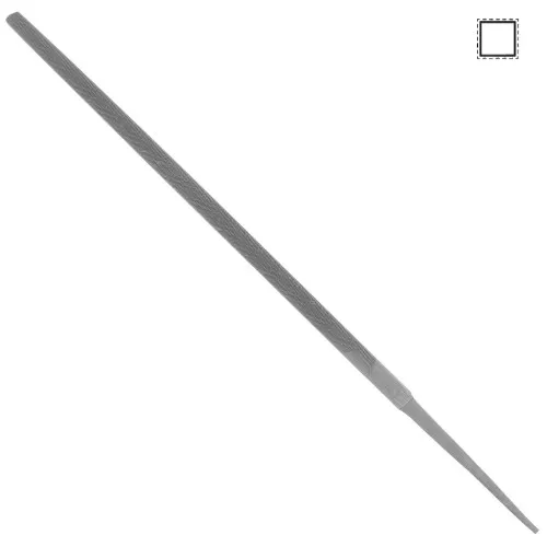 Lime carrée 200x6 mm - grain fin - outillage pour bijouterie x1