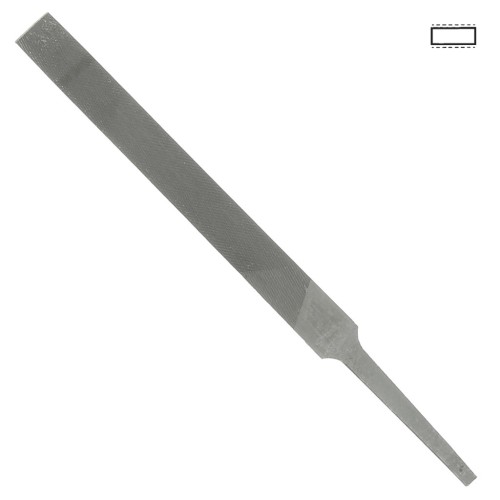 Lime carrelette 145x11 mm - grain fin - outillage pour bijouterie x1