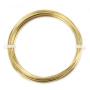 Fil Laiton rond 1 mm brut anti-ternissement x4 m|raw }}