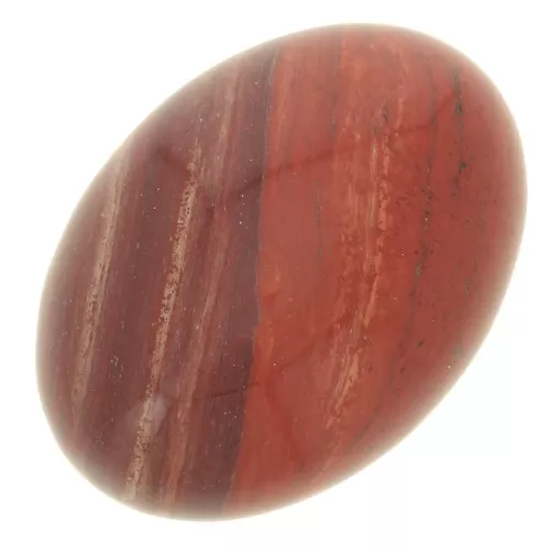 Cabochon ovale 18x13 mm Jaspe Rouge