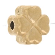 Perle trèfle 6.9x6.7 mm - Acier inoxydable 304 Doré x1