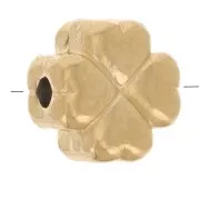 Perle trèfle 6.9x6.7 mm - Acier inoxydable 304 Doré x1