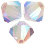 Perles toupies Preciosa - Rondelle Bead 6 mm - Light Amethyst AB 2X x12