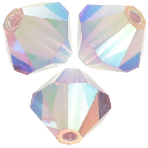 Perles toupies Preciosa - Rondelle Bead 6 mm - Light Amethyst AB 2X x12