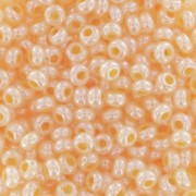 Perles rocailles Preciosa  11/0 2 mm - Saumon nacré x20g