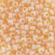 Perles rocailles Preciosa  11/0 2 mm - Saumon nacré x20g