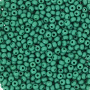 Perles rocailles Preciosa  11/0 2 mm - Opaque Vert foncé x20g