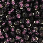 Perles rocailles Preciosa 11/0 2 mm - Amethyst Silver Lined x20g