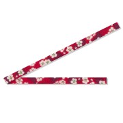 Cordon en tissu Liberty - Mitsi Valeria - Fraise des bois x1m