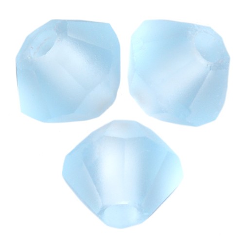 Perles toupies Preciosa - Rondelle Bead 3 mm - Aquamarine Matt x30