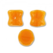 Diabolo Shape Pellet Beads 4x6 mm Mandarine x50|raw }}