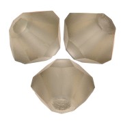 Perles toupies Preciosa - Rondelle Bead 3 mm - Black Diamond Matt x30